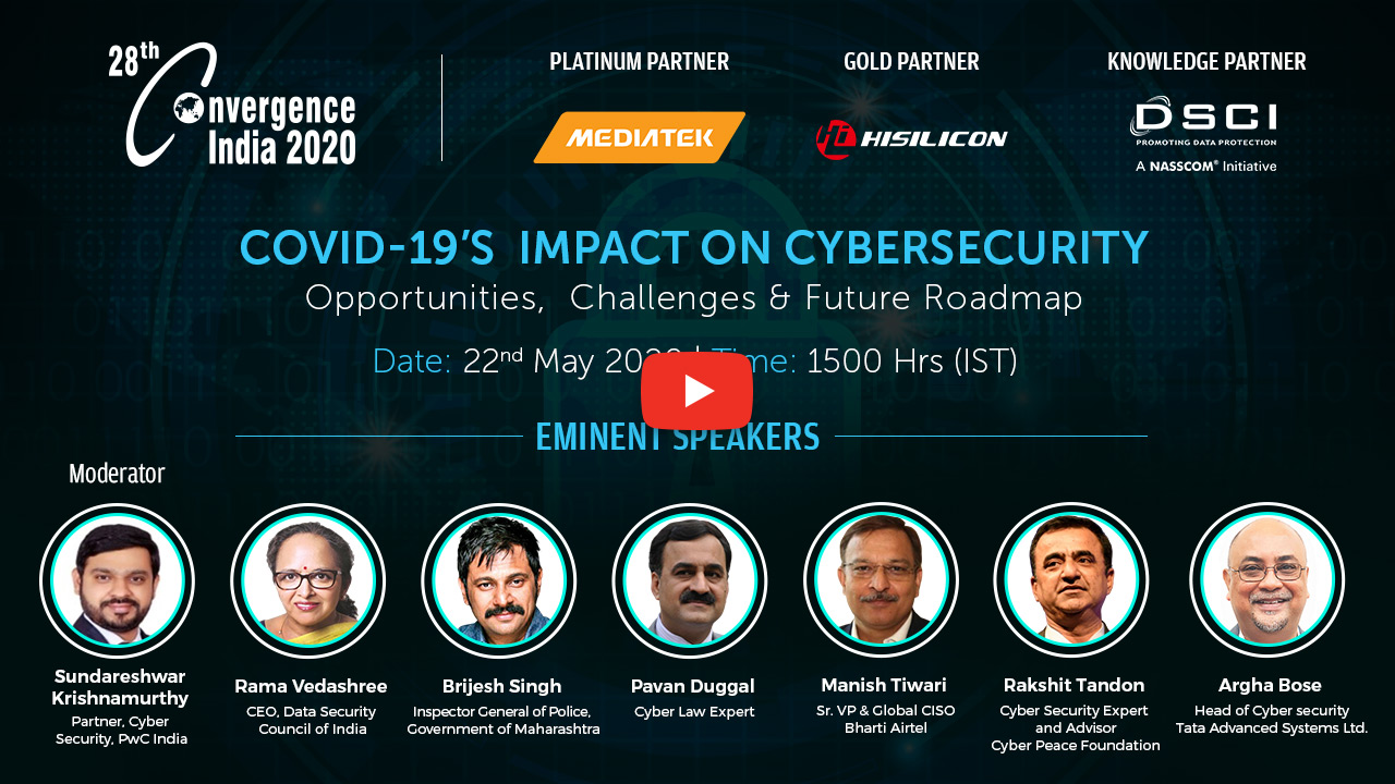 Webinar on COVID-19’s  Impact on Cybersecurity: Opportunities,  Challenges & Future Roadmap
